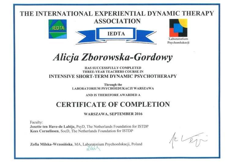 ISTDP psychoterapia psychoterapia trójmiasto superwizja ISTDP psychoterapia Sopot